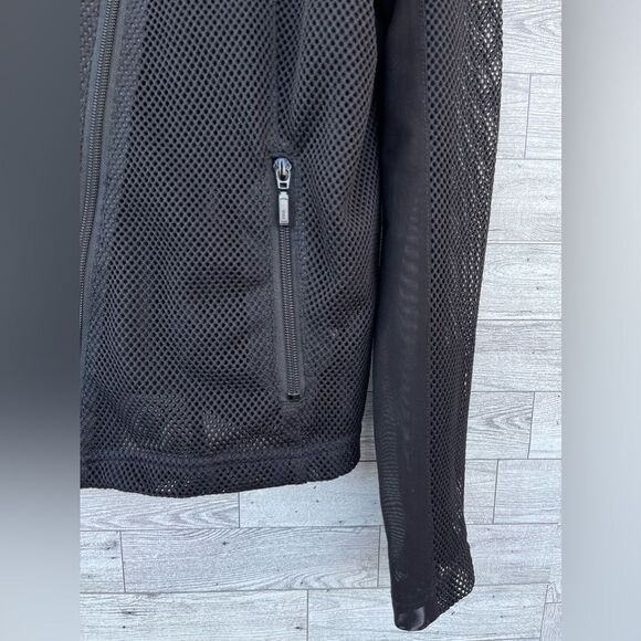 ANATOMIE  black mesh motto jacket size large - Picture 3 of 9